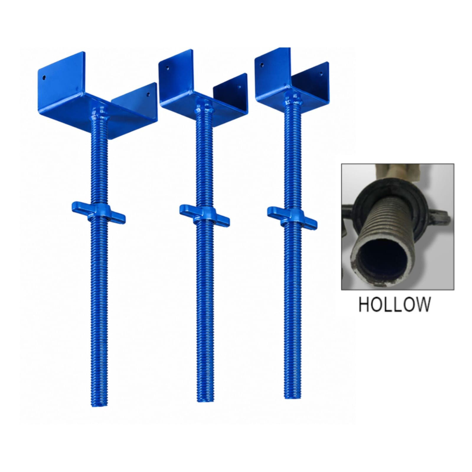 U Head Jack Hollow for scaffolding